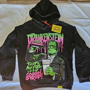Dr. Frankenstein Black Hoodie Sweater